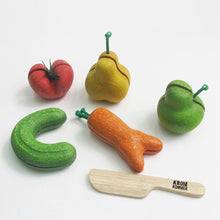 Plan Toys x Kromkommer Crooked Shaped Fruit & Vegetable Set