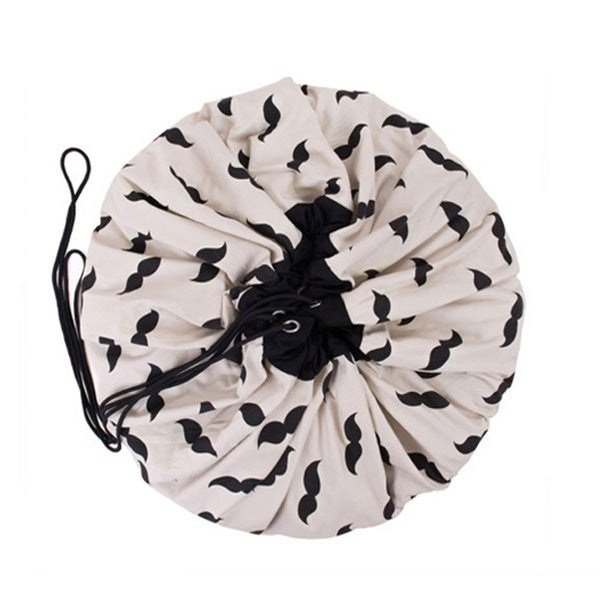 Play and Go Toy Storage Bag - Mr. Moustache