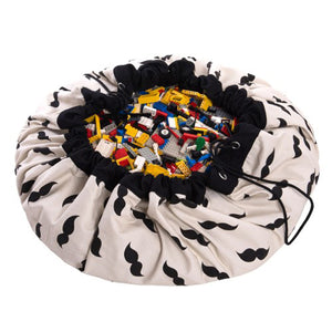 Play and Go Toy Storage Bag - Mr. Moustache