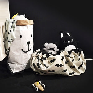 Play and Go Toy Storage Bag - Mr. Moustache