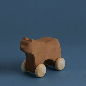 Raduga Grëz Wooden Push Toy – Bear