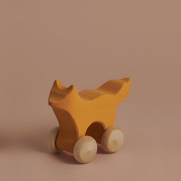 Raduga Grëz Wooden Push Toy – Fox
