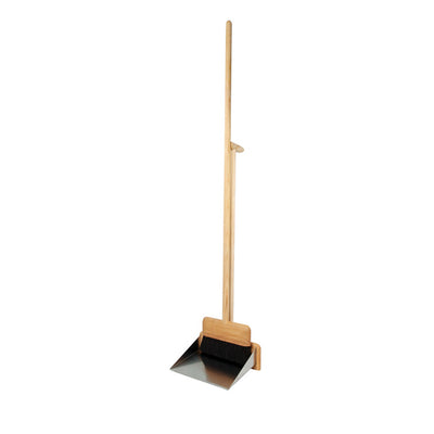 Redecker Dustpan / Brush Set Long Handle with Magnet - Horsehair