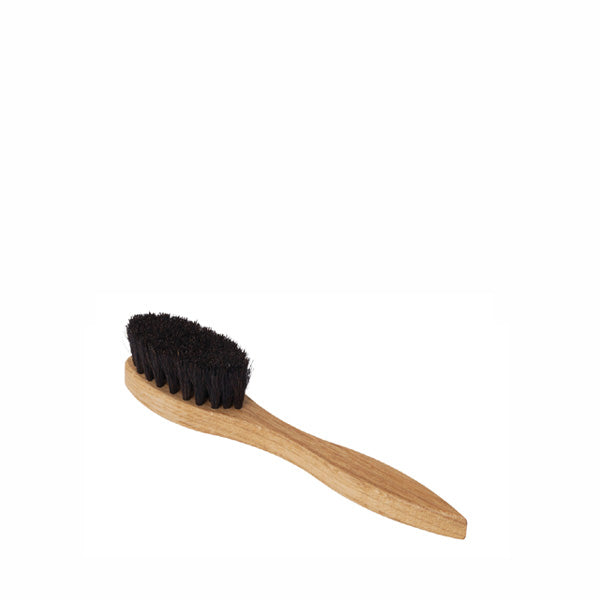 Redecker Shoe Polish Applicator Brush - Oak Wood Black Horsehair