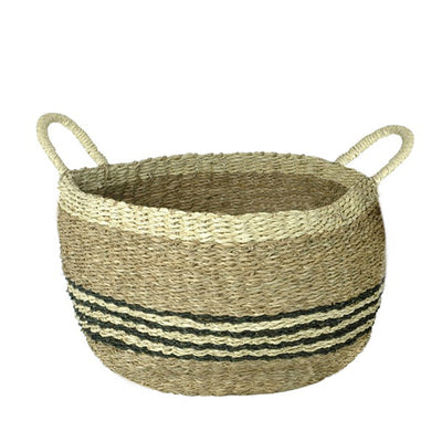 Seagrass Basket Kevin - Striped