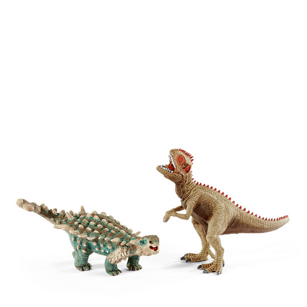 Schleich Saichania and Giganotosaurus Small Elenfhant