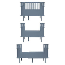 Sebra Bed Baby and Junior - Forest Lake Blue