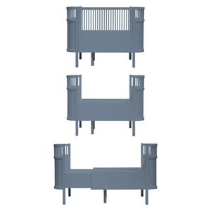 Sebra Bed Baby and Junior - Forest Lake Blue