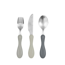 Sebra Cutlery Set of 3 – Grey