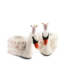 Sew Felt Heart Odette Swan Slippers