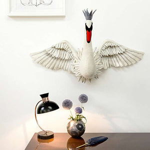 Sew Heart Felt Animal Head - Odette Swan with Wings