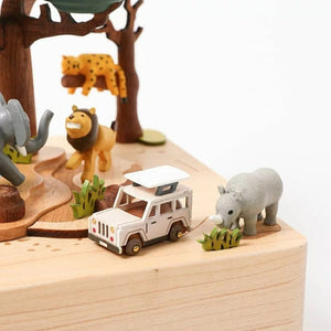 Wooderful Life Wooden Music Box - Safari