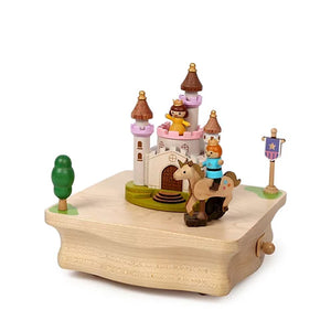 Wooderful Life Wooden Music Box - Unicorn and Prince