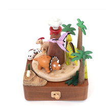 Wooderful Life Wooden Music Box - Volcano & Dinosaur