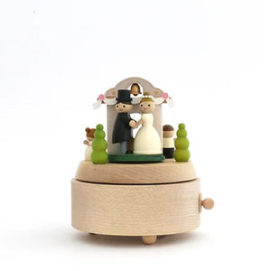 Wooderful Life Wooden Music Box - Wedding Chapel