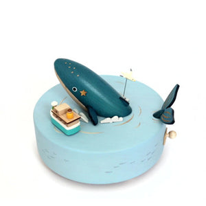 Wooderful Life Wooden Music Box - Whale Watching