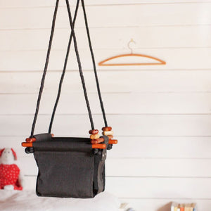 Solvej Swings Baby and Toddler Swing – Slate Grey