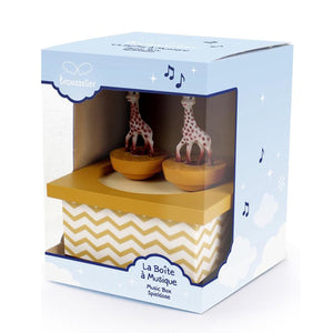 Trousselier Music Box Dancing Sophie the Giraffe - Caramel