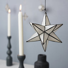 Star Polygon Shaped Christmas Ornament - Black