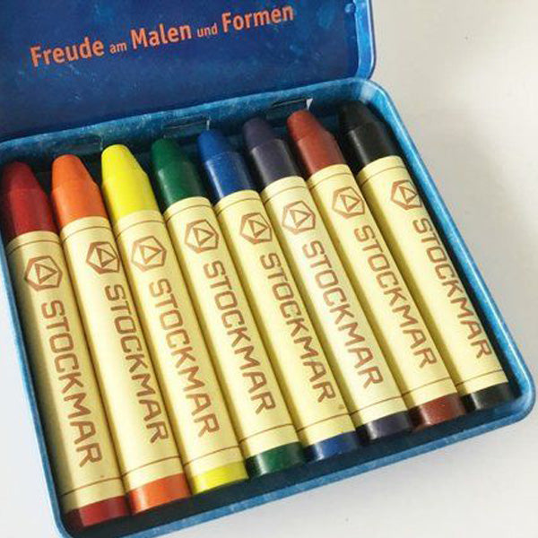 Stockmar Beeswax Crayons, 8 Sticks