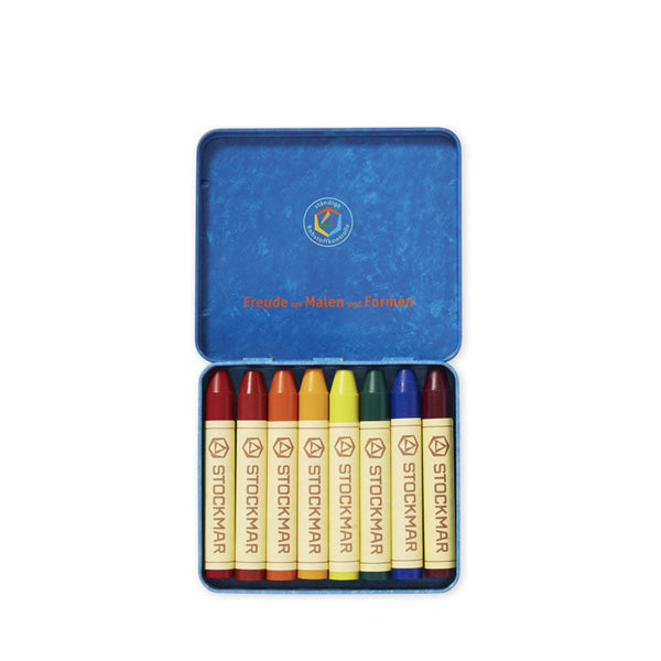 Stockmar Beeswax Crayons - 8 Sticks Set