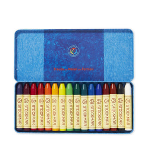 Stockmar Beeswax Crayons - 16 Sticks in Tin