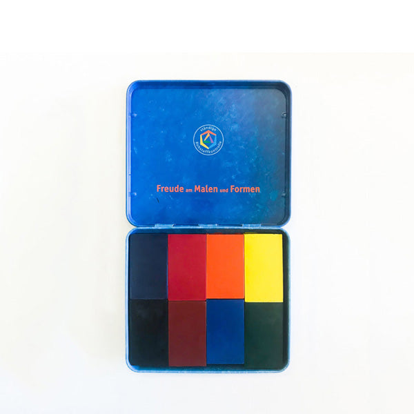 Stockmar Beeswax Crayons - 8 Blocks Set with Black – Elenfhant