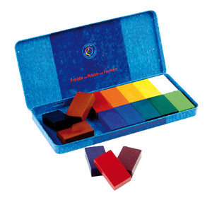 Stockmar Beeswax Crayons - 16 Blocks in Tin