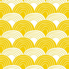 Swedish Linens Rainbows Flat Sheet – Mustard Yellow