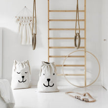 Tellkiddo Bear Fabric Bag Storage