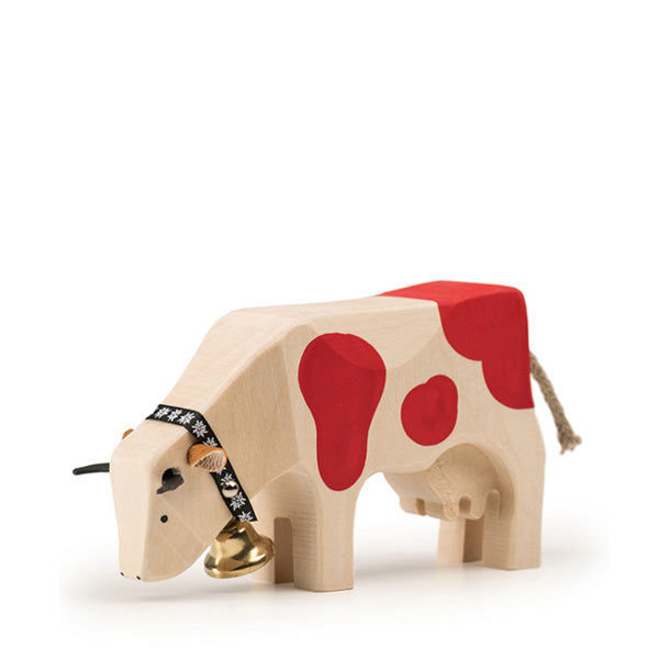 Trauffer Cow Eating - Red