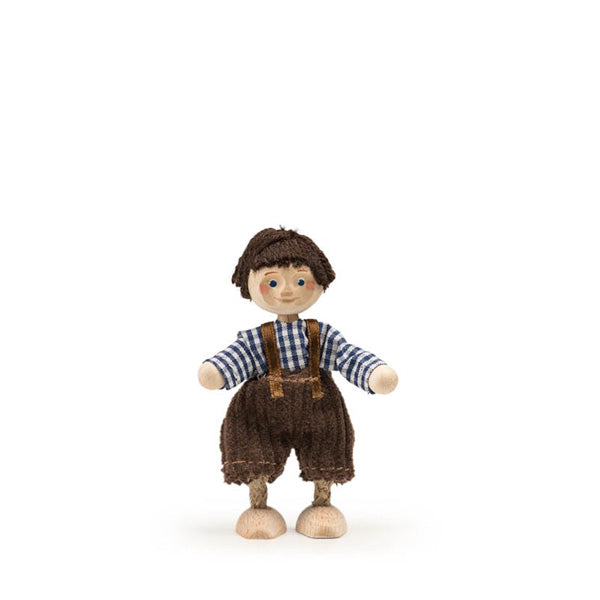 Trauffer Pilgram Flexible Wooden Doll - Classic - Boy Sämi