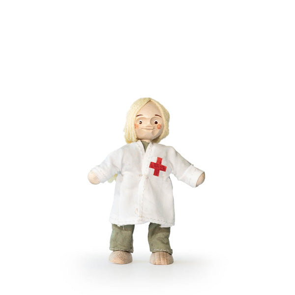 Trauffer Pilgram Flexible Wooden Doll - Job - Nurse