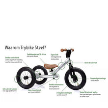 Trybike 2-in-1 Balance Bike Steel - Vintage Green