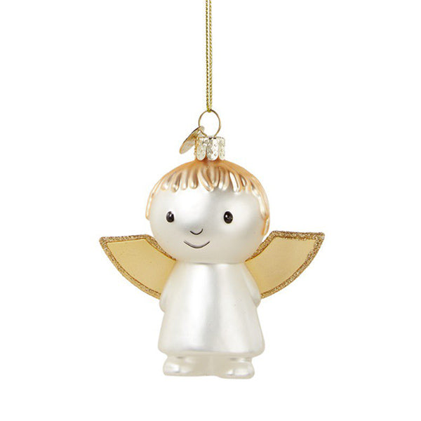 Vondels Glass Shaped Christmas Ornament - Miffy Angel