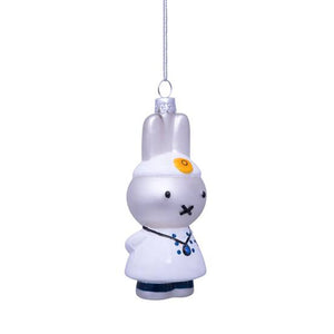 Vondels Glass Shaped Christmas Ornament - Miffy Doctor