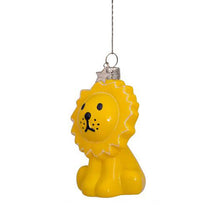 Vondels Glass Shaped Christmas Ornament - Miffy Lion
