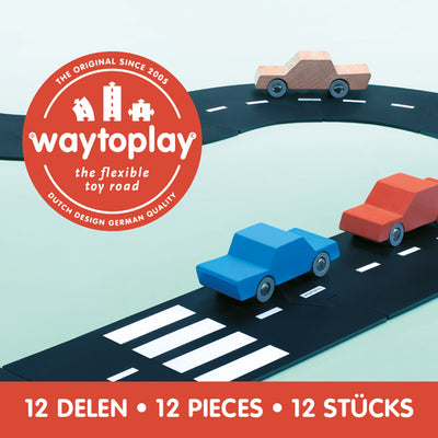 Waytoplay Flexible Toy Road – Ringroad 12 pieces