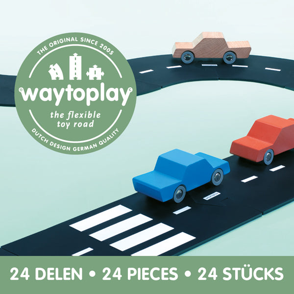 Waytoplay Flexible Toy Road – Highway 24 pieces