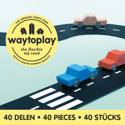 Waytoplay Flexible Toy Road – King of the Road 40 pieces