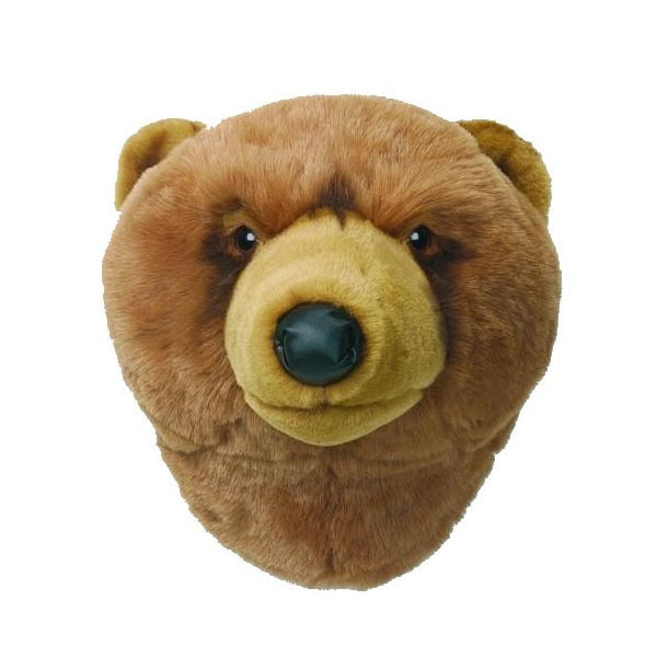 Wild and Soft Animal Head – Grizzly Bear Oliver - Elenfhant