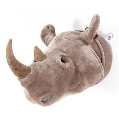 Wild and Soft Animal Head – Rhino Michael (light grey)