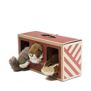 Wild and Soft Mini Animal Heads – Safari Gift Box - Elenfhant