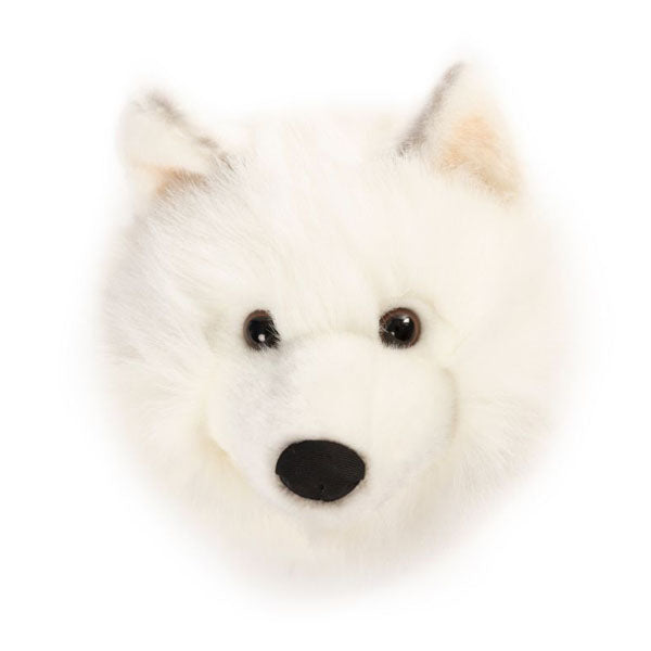 Wild and Soft Animal Head – White Wolf Lucy