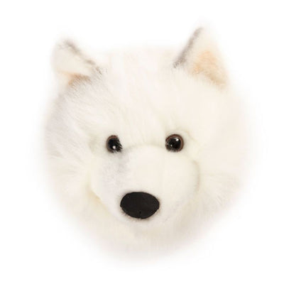 Wild and Soft Animal Head – White Wolf Lucy