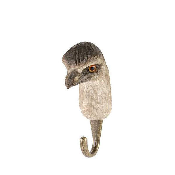 Wildlife Garden Hand Carved Animal Hook - Emu – Elenfhant