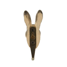 Wildlife Garden Hand Carved Animal Hook - Mountain Hare