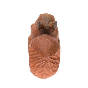 Wildlife Garden Hand Carved Red Squirrel