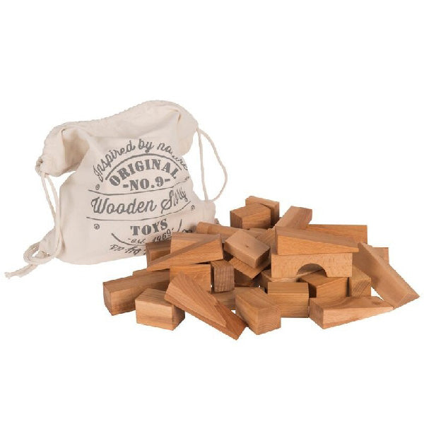 Wooden Story Natural Blocks XL – 50 pcs