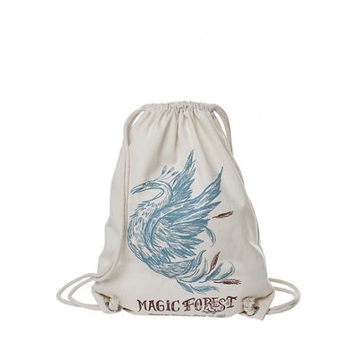 Wooden Story Sack/BackPack - Magic Forest Bird